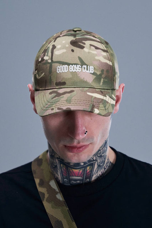 Classic logo multicam cap