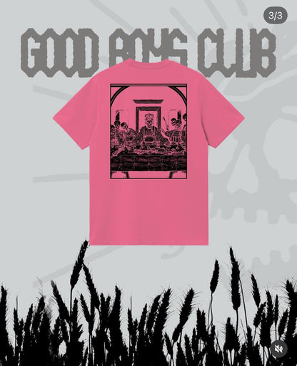 Good boys club pink “таємна вечеря” Tshirt