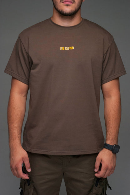 Brown Basic T-Shirt