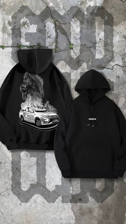 Police in fire - Outlander