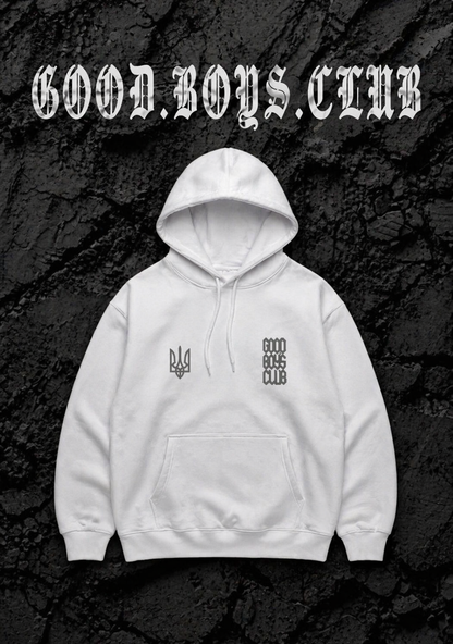 Good boys club “вечеря” hoodie white