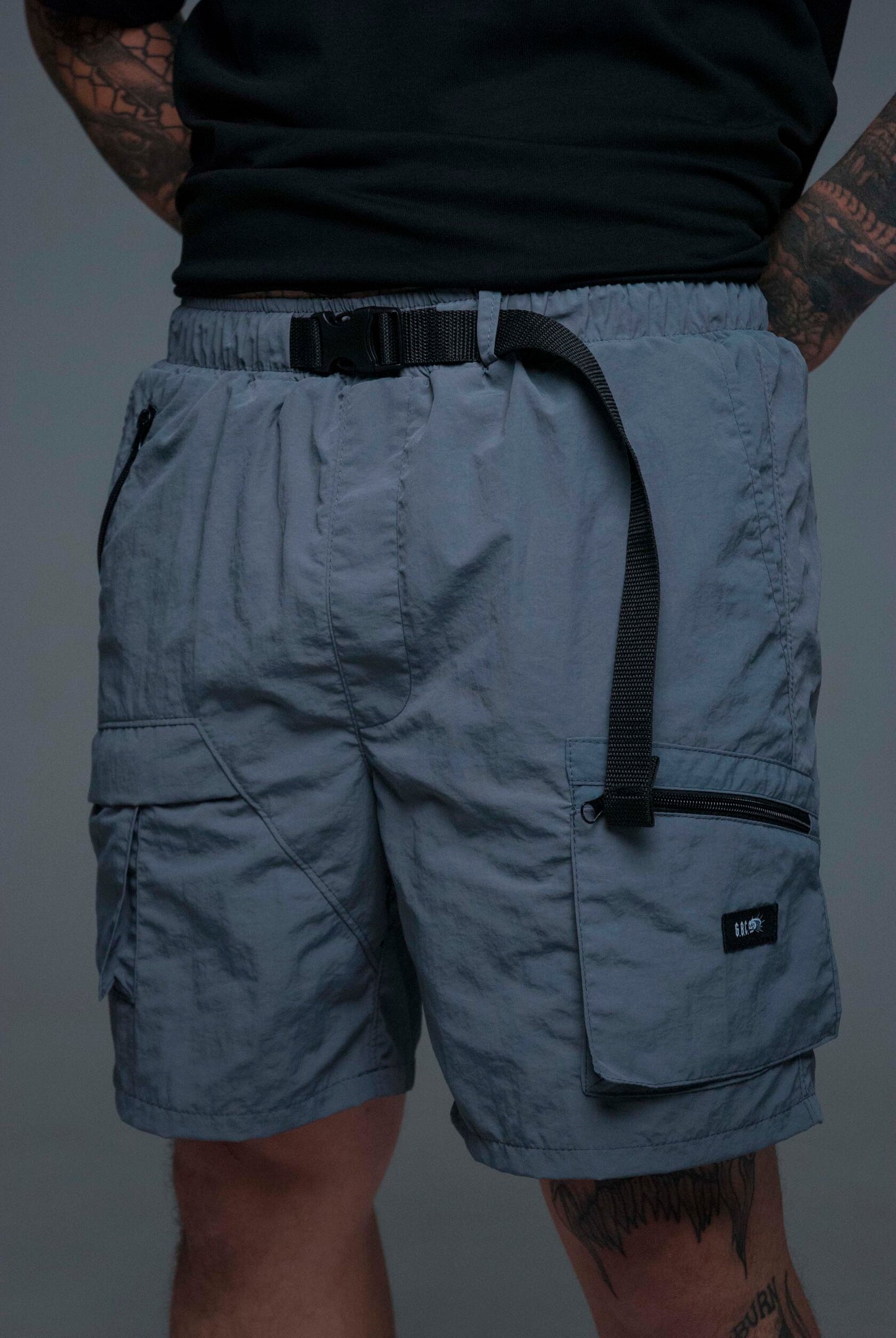 GBC Gen-1 Utility Nylon Shorts GRAY