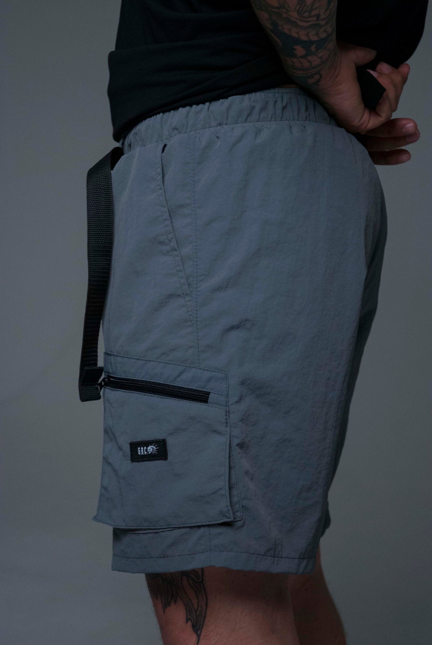 GBC Gen-1 Utility Nylon Shorts GRAY