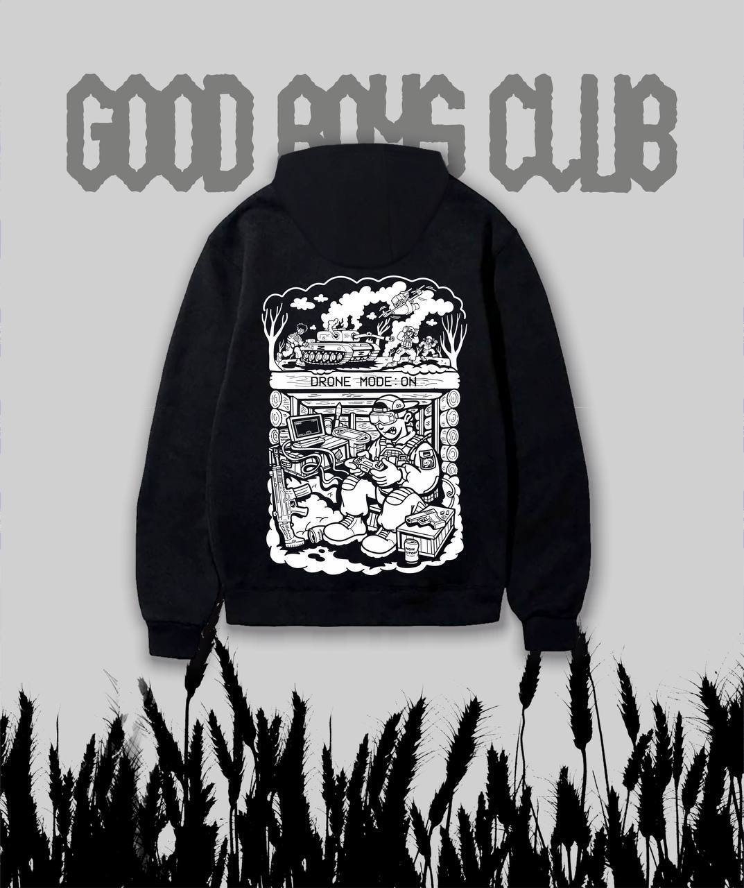 “Drone mode” hoodie