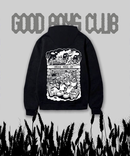 “Drone mode” hoodie