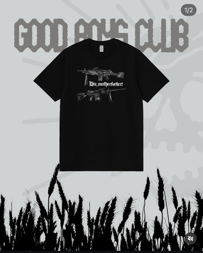 GBC black Tshirt «Machine-gun» 🎱