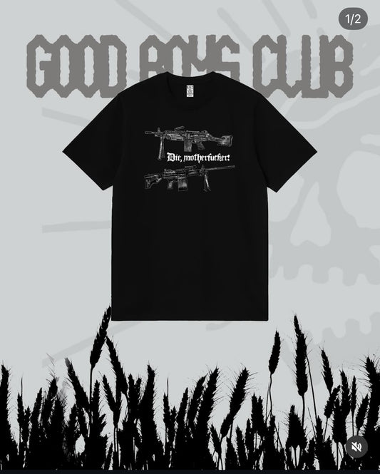 GBC black Tshirt «Machine-gun» 🎱