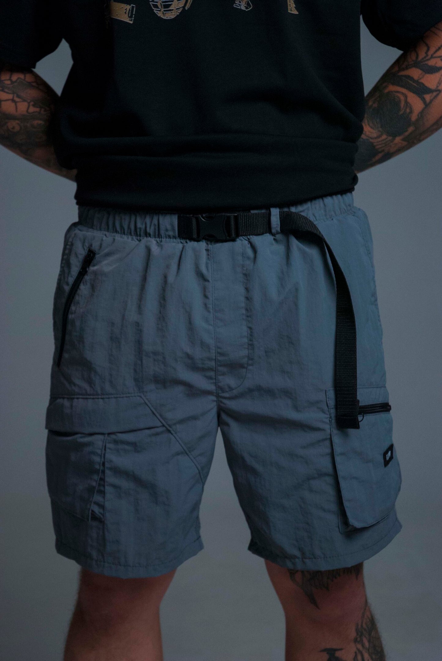 GBC Gen-1 Utility Nylon Shorts GRAY