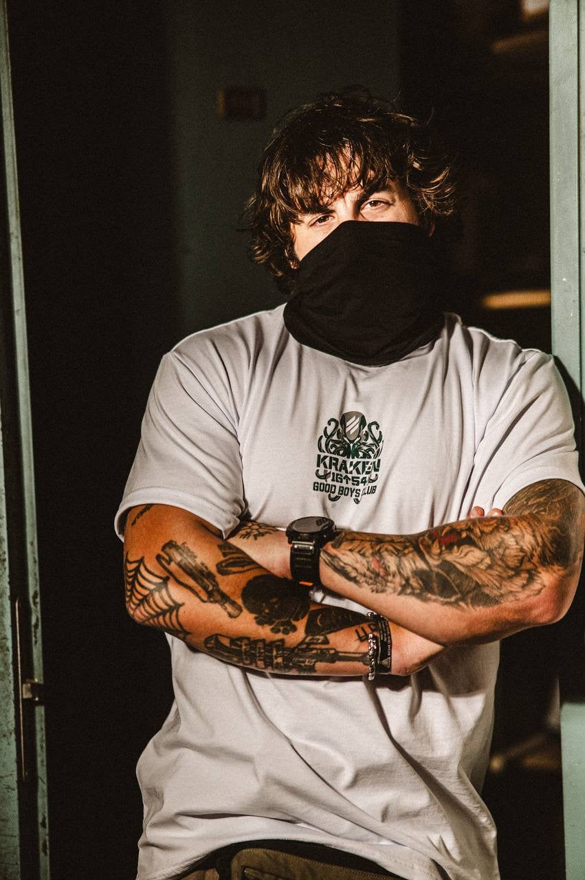 Футболка KRAKEN 1654 × Good Boys Club - white krkn