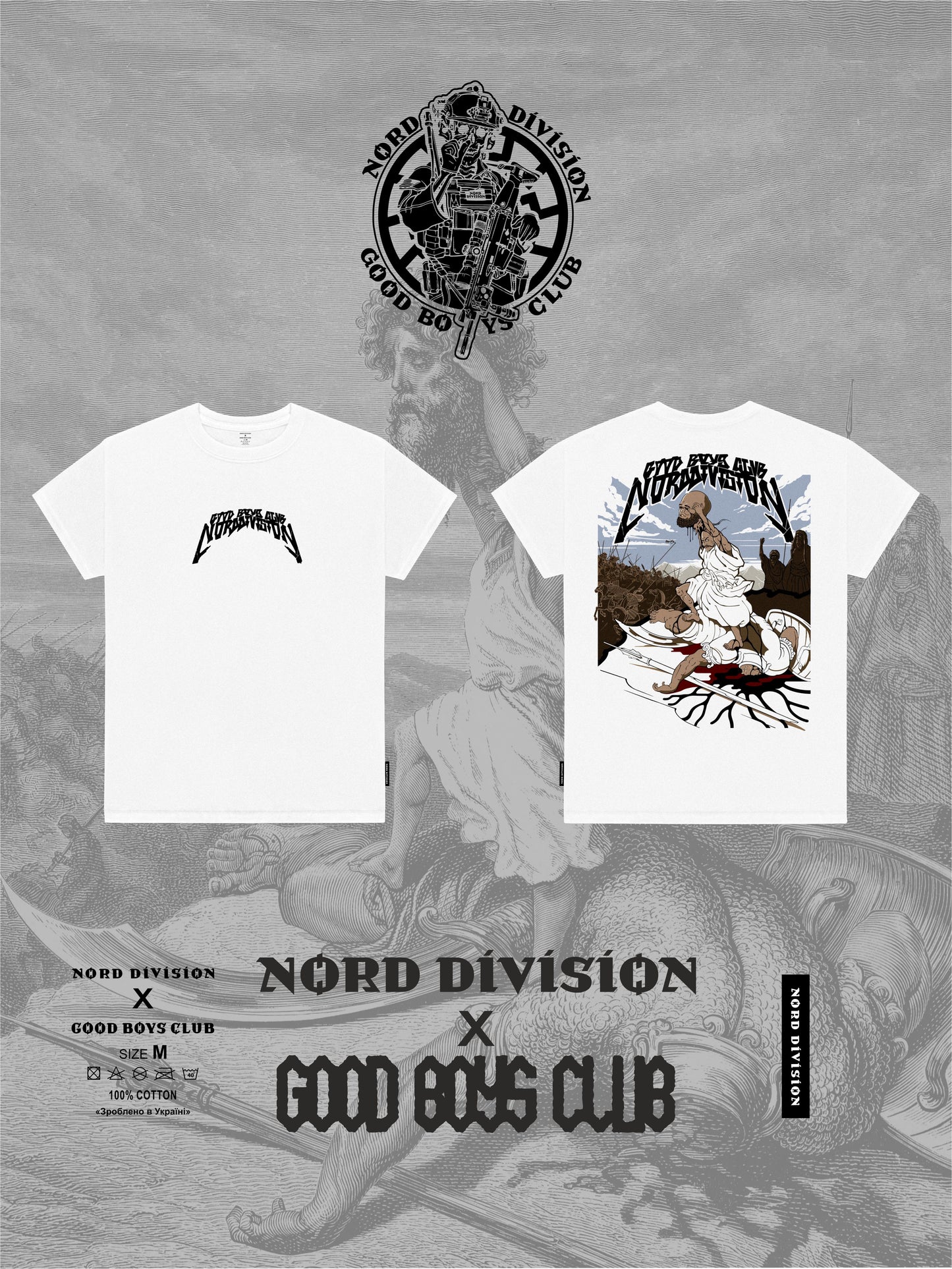 Nord Division x Good Boys Club “David vs Goliath” T-Shirt