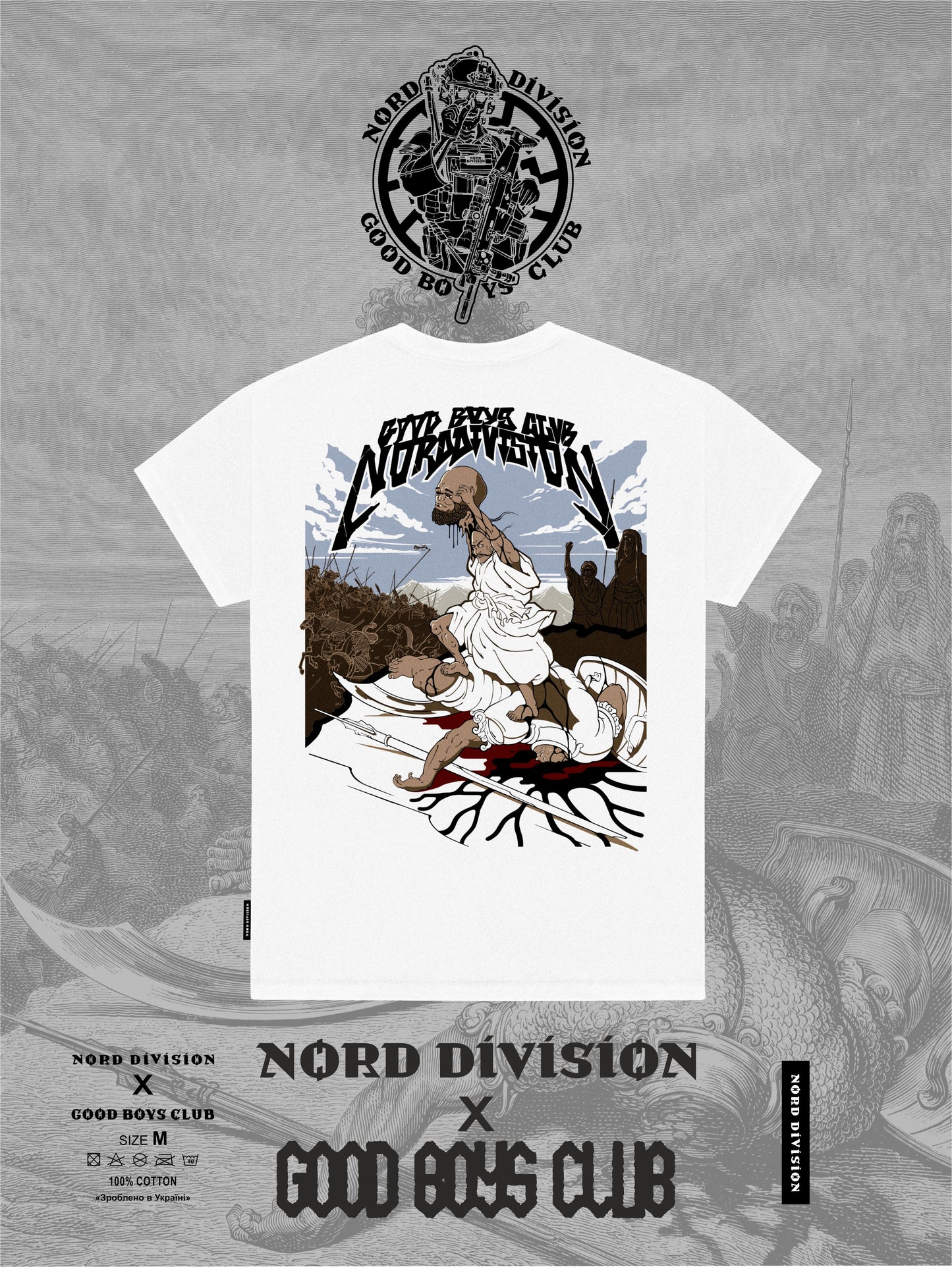 Nord Division x Good Boys Club “David vs Goliath” T-Shirt