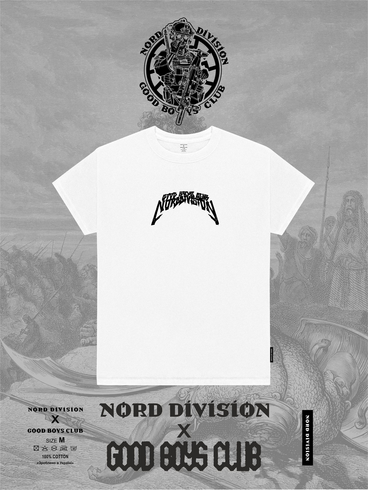 Nord Division x Good Boys Club “David vs Goliath” T-Shirt