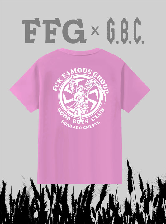 FCK FAMOUS GROUP × GOOD BOYS CLUB T-SHIRT