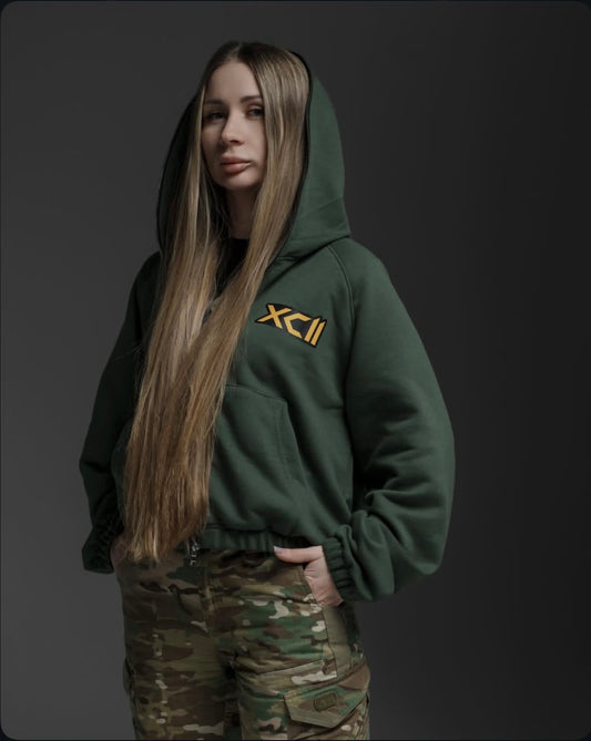Жіноче XCII khaki Zip hoodie
