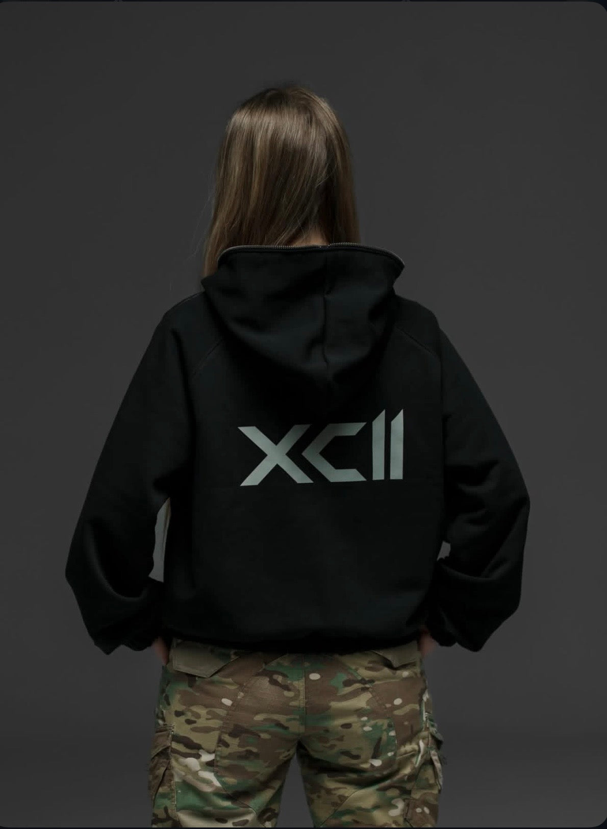 Жіноче XCII black Zip hoodie