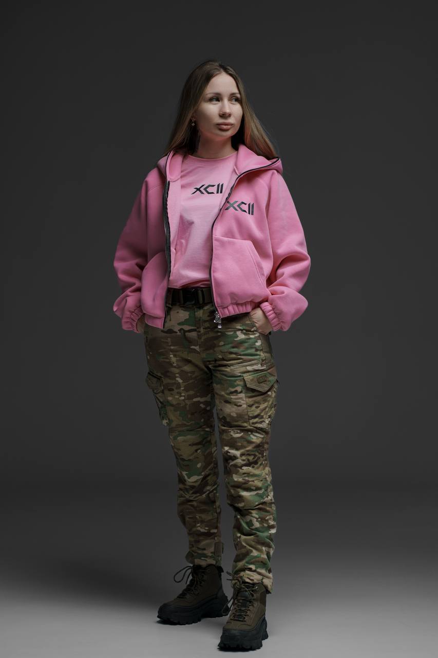 Жіноче XCII pink Zip hoodie
