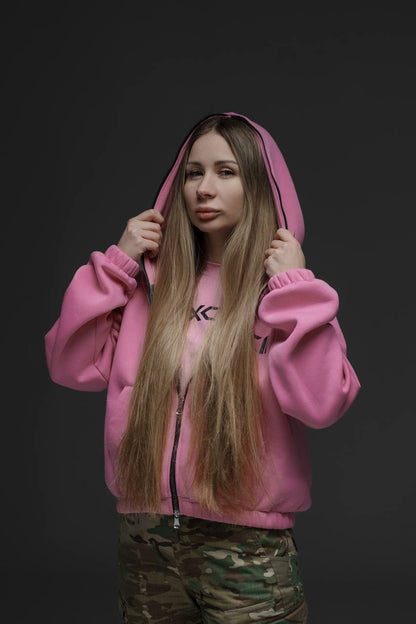 Жіноче XCII pink Zip hoodie