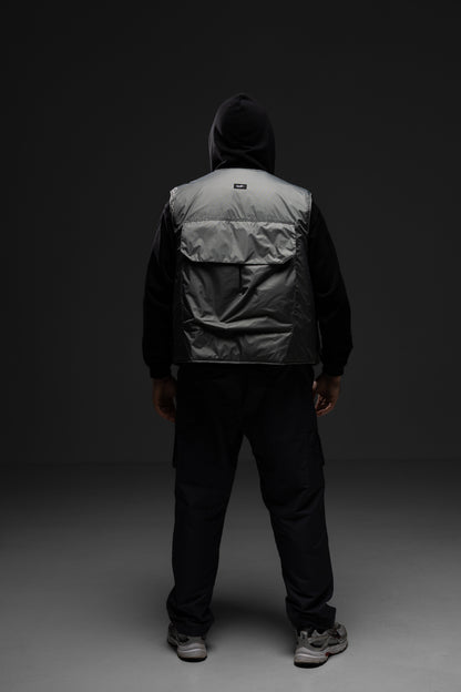 Жилетка SHADOW LINE nylon puffer vest GRAY