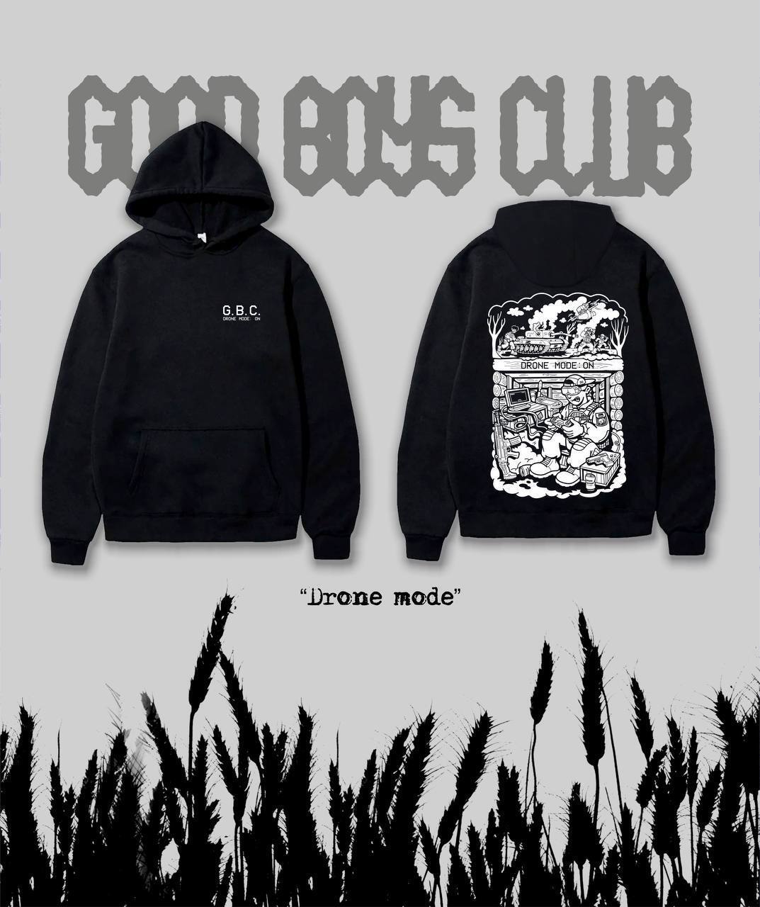 “Drone mode” hoodie